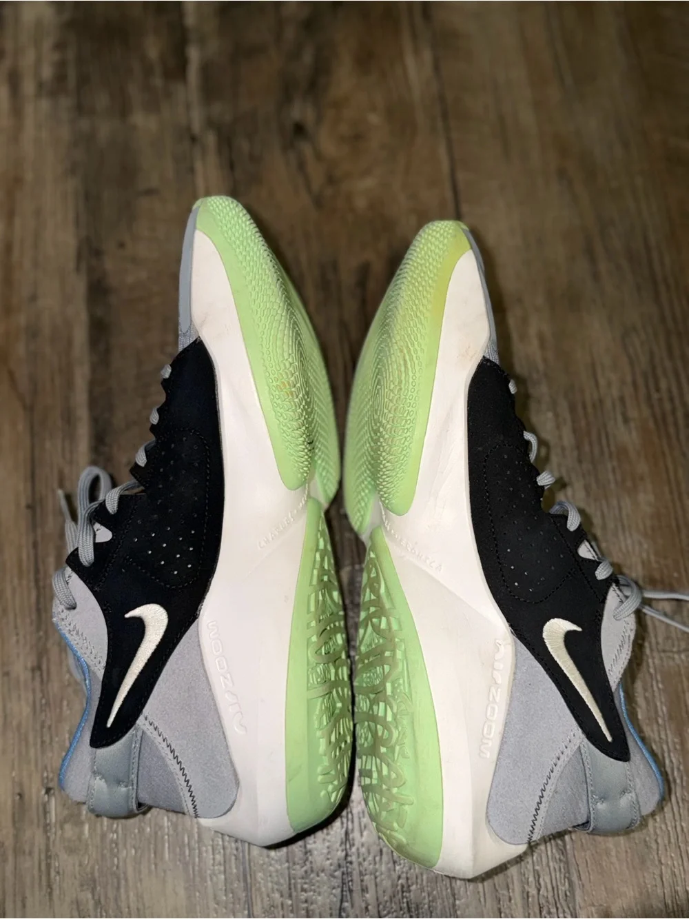Nike Gray, Black and Blue mens Training Sneakers